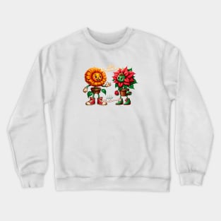 Cempasuchil & Cuetlaxochitl | Chicano Style Crewneck Sweatshirt